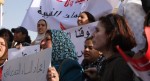 Manifestation lors de la Journée internationale de la femme, au Caire.