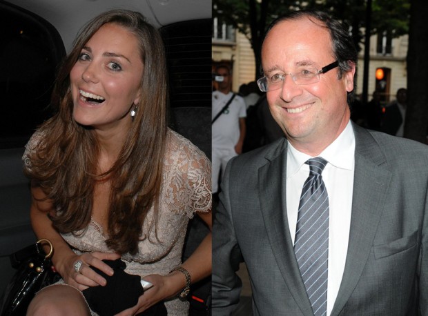 Kate Middleton et Francois Hollande