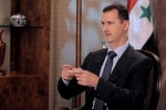La Règle du Jeu - 21.08-Syrie-Bachar-al-Assad_scalewidth_630 Bachar al-Assad dimanche 21 août à la télévision © MaxPPP
