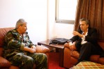 Le Général Younès et Bernard-Henri Lévy
