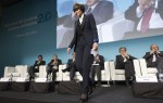 La présidente de la Confédération helvétique Micheline Calmy-Rey (c) Keystone
