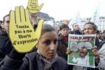 La Règle du Jeu - manifestation-sos-racisme-charlie-hebdo Rassemblement, le 6 novembre 2011 à Paris, en soutien au journal satirique Charlie Hebdo / Francois Guillot AFP