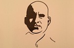 portrait de Pierre Guyotat par Léo Scheer