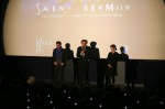 David Henochsberg, Bernard-Henri Lévy et Alexandra Henochsberg à la soirée de remise du prix Saint-Germain