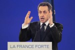 Nicolas Sarkozy lors du discours de Villepinte, le 11 mars 2012