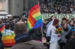 La Règle du Jeu - mariage_gay Manifestation pour le mariage gay, le samedi 15 décembre 2012, place de la Bastille.