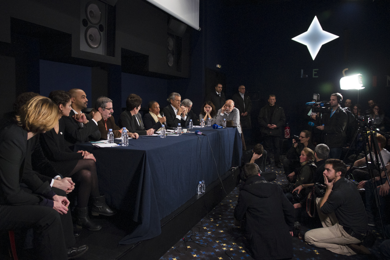 Caroline Fourest, Cindy Léoni, Daniel Lindenberg, Christine Angot, Alexis Lacroix, Christiane Taubira, Bernard-Henri Levy, Maurice Szafran, Patrick Klugman, Karine Tuil et Tahar Ben Jelloun