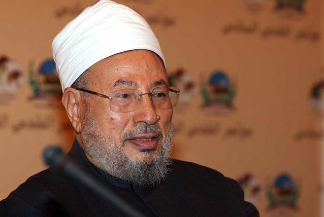 Le dirigeant de l’UISM, cheikh Youssouf Al-Qaradhawi.