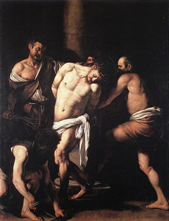 La flagellation du Christ par le Caravage
