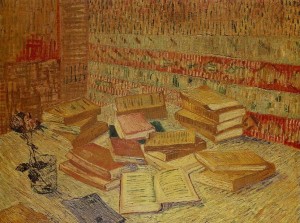 Les livres jaunes par Vincent Van Gogh