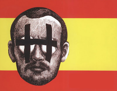 dessin de TOPOR (affiche du film "Viva la muerte" de F.Arrabal)