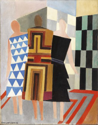 sonia-delaunay-vestidos-simultaneos-tres-mujeres-formes-colores-1925