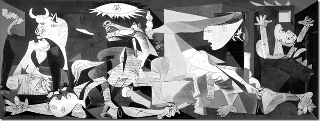Guernica, de Pablo Picasso, 1937.