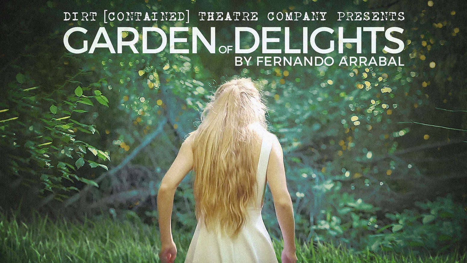 Affiche pour «Le jardin des délices», mis en scène par Maria Swisher.