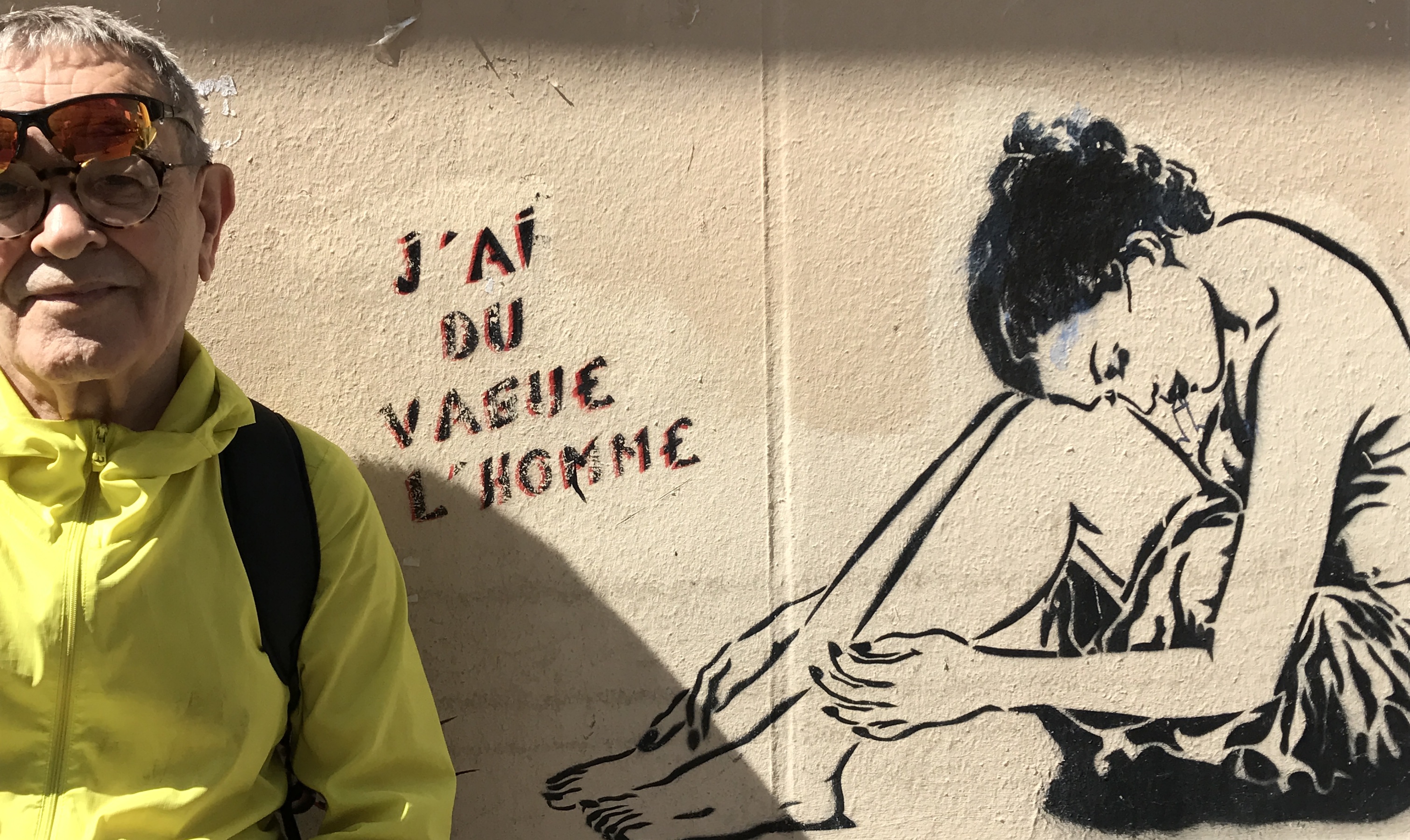 Fresque de l'artiste Miss-Tic, visible dans le 13e arrondissement de Paris.