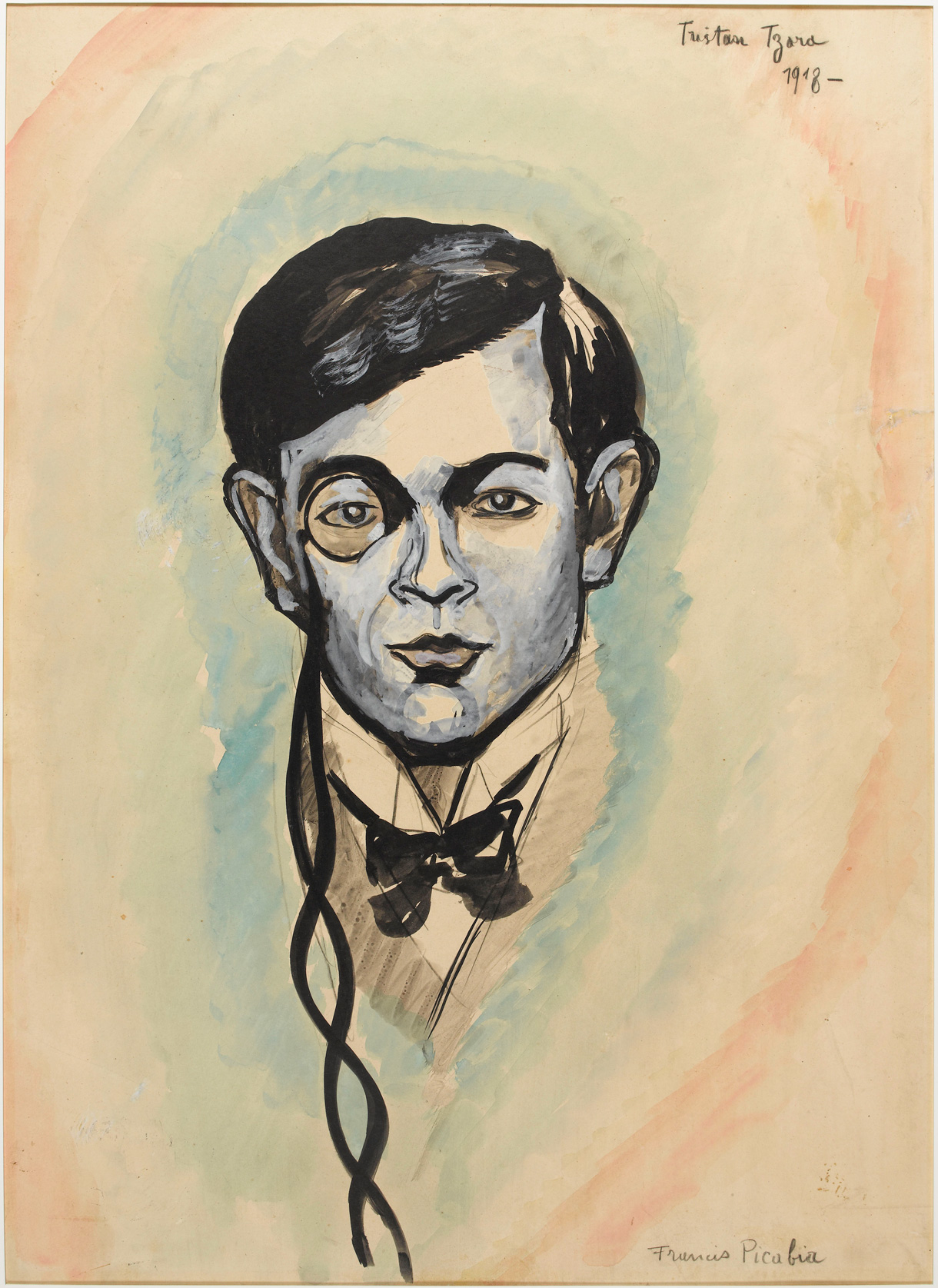 "Tristan Tzara" par Francis Picabia(1925)
