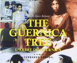 Affiche du film "L'arbre de Guernica" réalisé et produit par Fernando Arrabal.