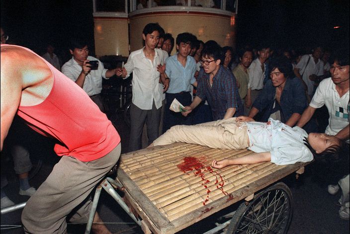 Tian Anmen 1989_blessée