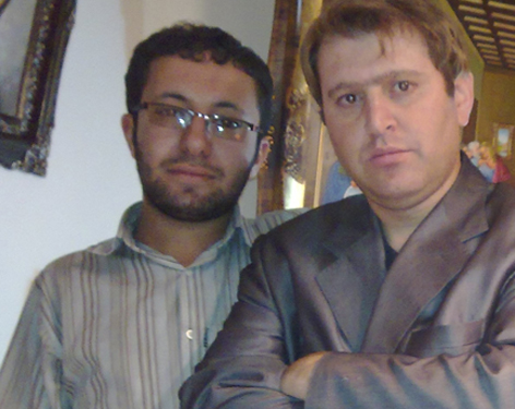 Sajjad, le fils de Sakineh, et Houtan Kian, son avocat.