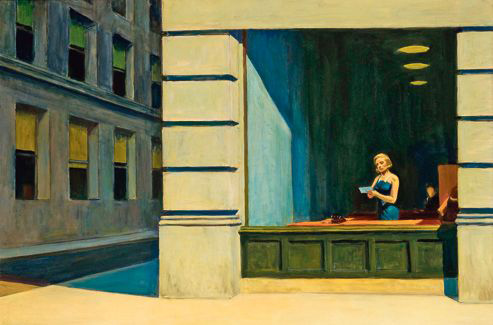 New York Office, 1962, huile sur toile, Montgomery, Museum of Fine Arts (© Montgomery Museum of Fine Arts)