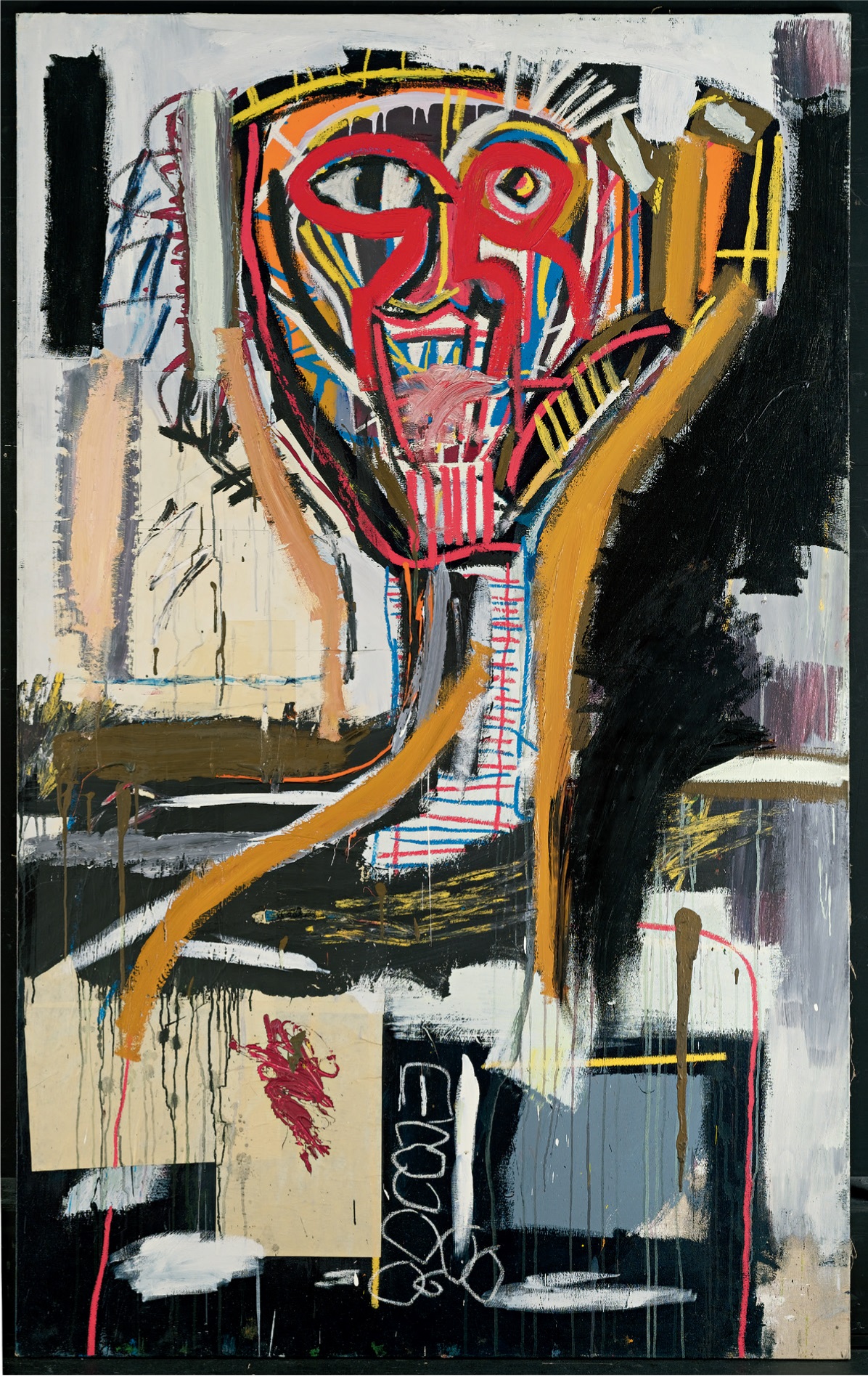 Jean-Michel Basquiat, Sans titre (Prophète I), 1981-1982, © The estate of Jean-Michel Basquiat