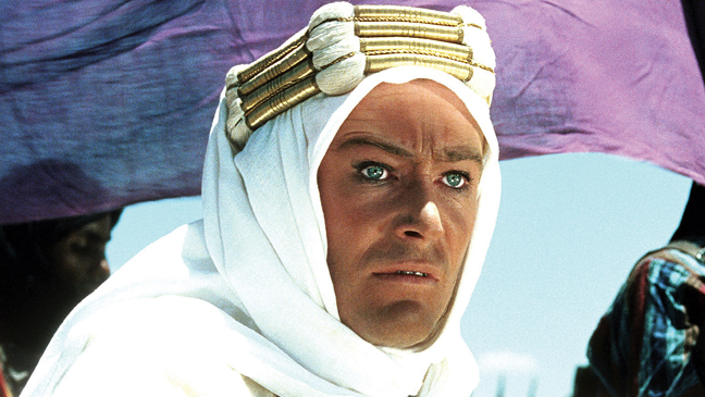 Peter O'Toole dans Laurence d'Arabie
