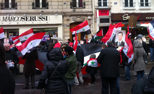Manifestation du groupe d'extrême droite "Troisième voie" contre tous les impérialismes, en février 2013