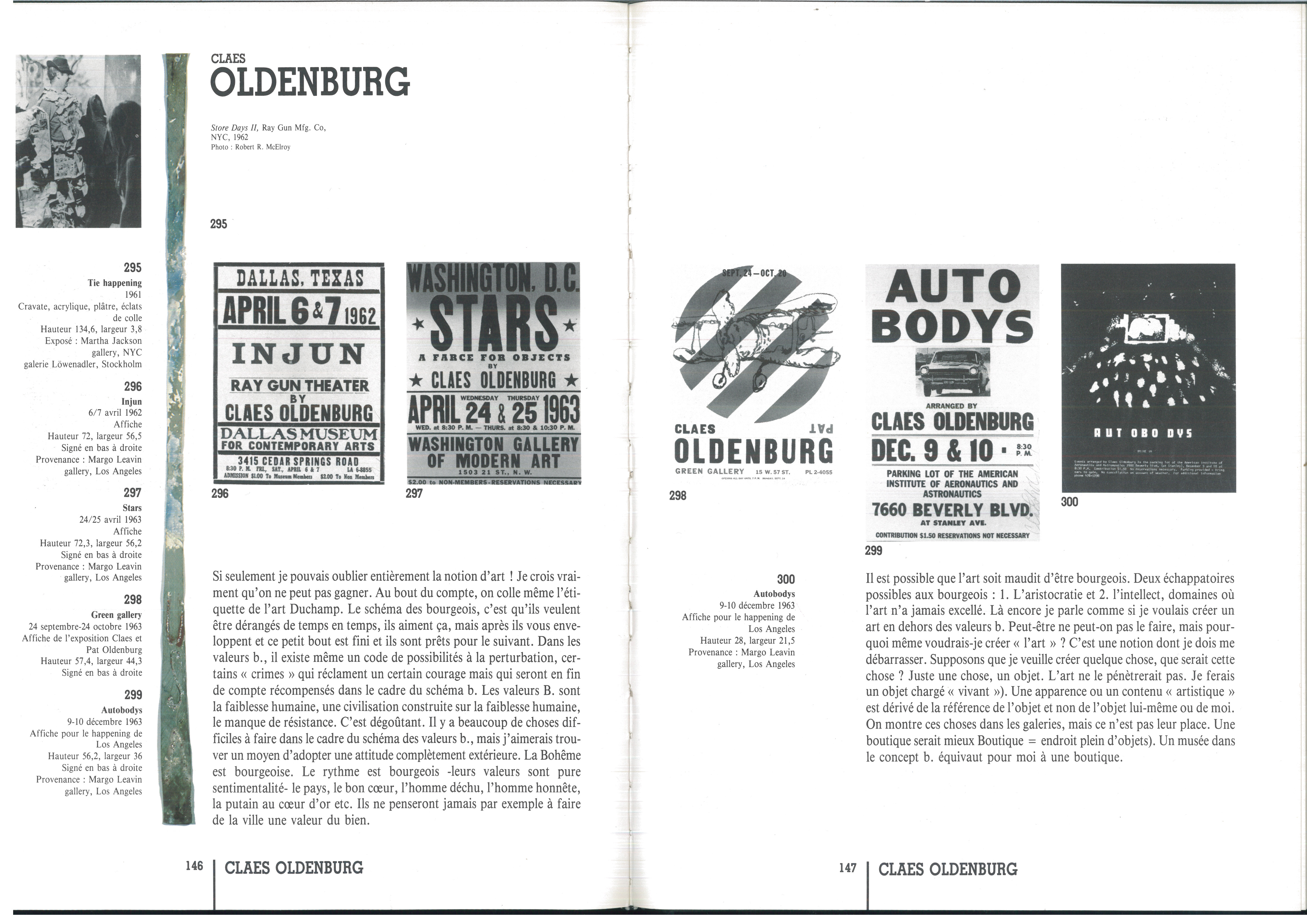 8-3-Affiches-de-Claes-Oldenburg-pages-146-147-du-catalogue-Happenings-Fluxus-Paris-Galerie-1900-2000-Galerie-du-genie-1989