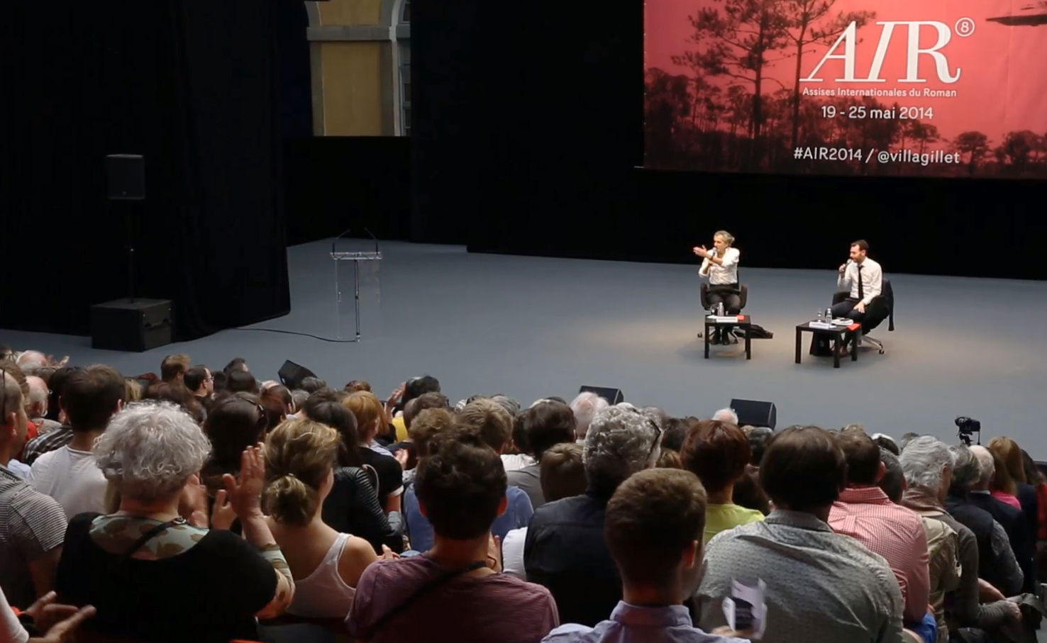 Bernard-Henri Lévy aux Assises Internationales du Roman 2014