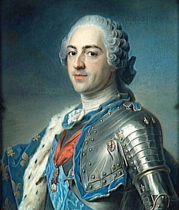 Portrait de Louis XV, roi de France.