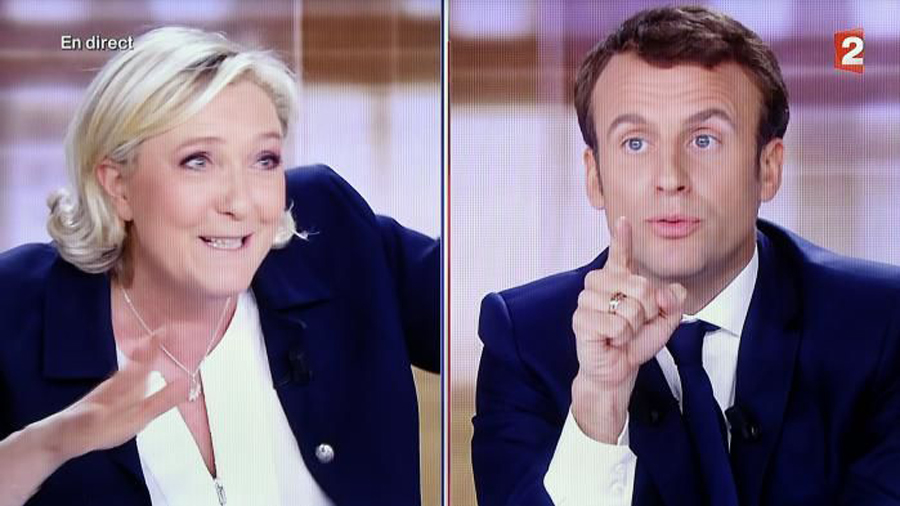 Présidentielle : le débat Le Pen/Macron le jeudi 4 avril 2017.