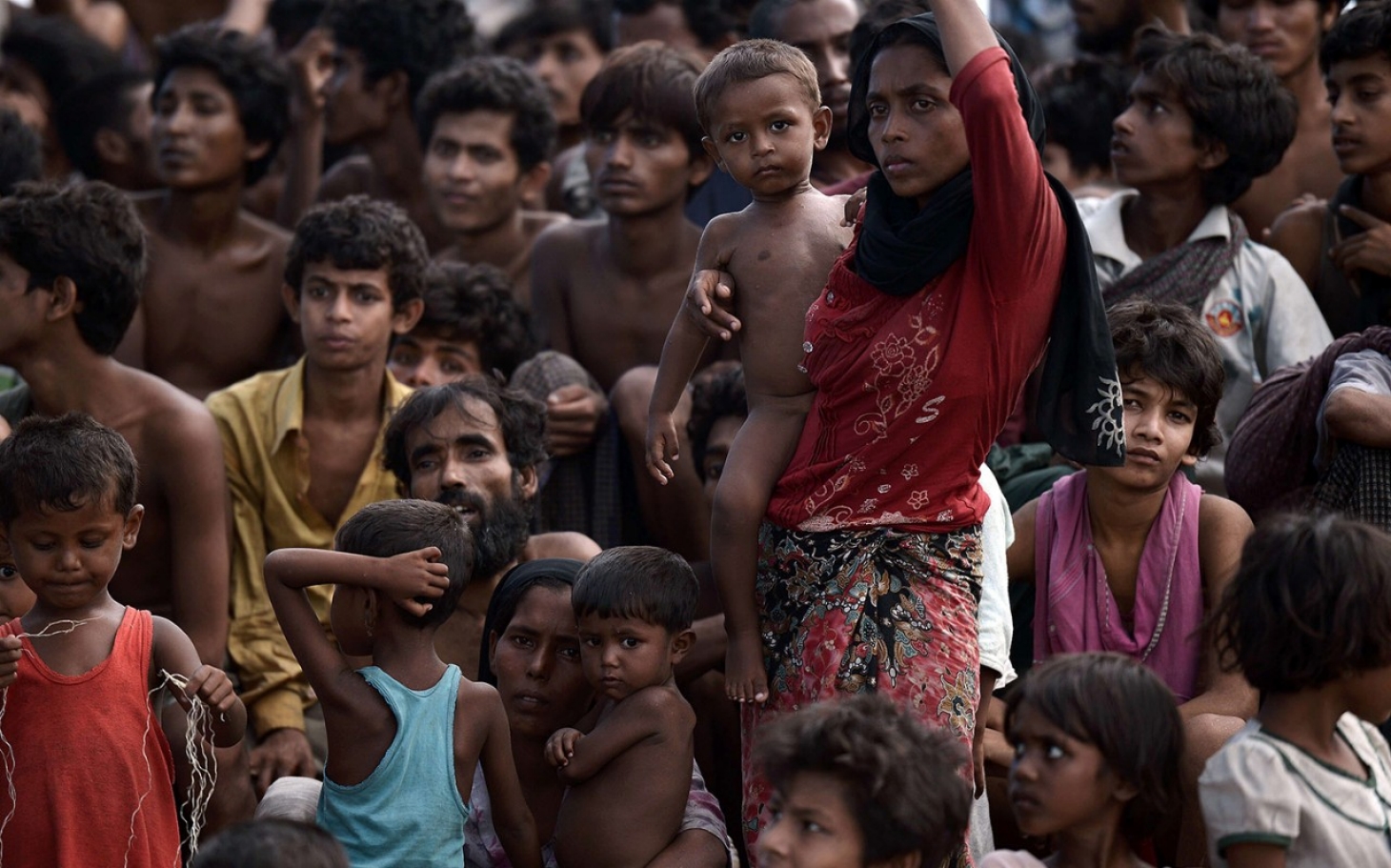 Image d'un Camp de réfugiées Rohingyas.