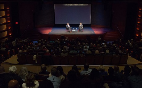 Rencontre avec Bernard-Henri Lévy lors de la projection de "Peshmerga" à New York. Photo: Jeff Zorabedian