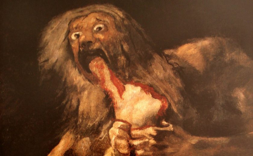 Goya Saturne Dévorant Un De Ses Fils