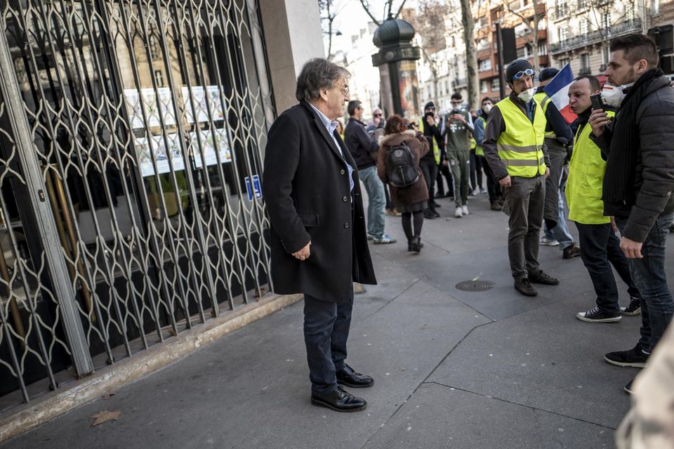 Le philosophe Alain Finkielkraut a été victime d'injures antisémites samedi, boulevard Montparnasse à Paris.