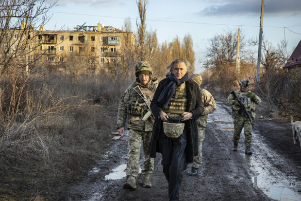 Bernard-Henri Lévy à Piesky, le 26 janvier 2020.