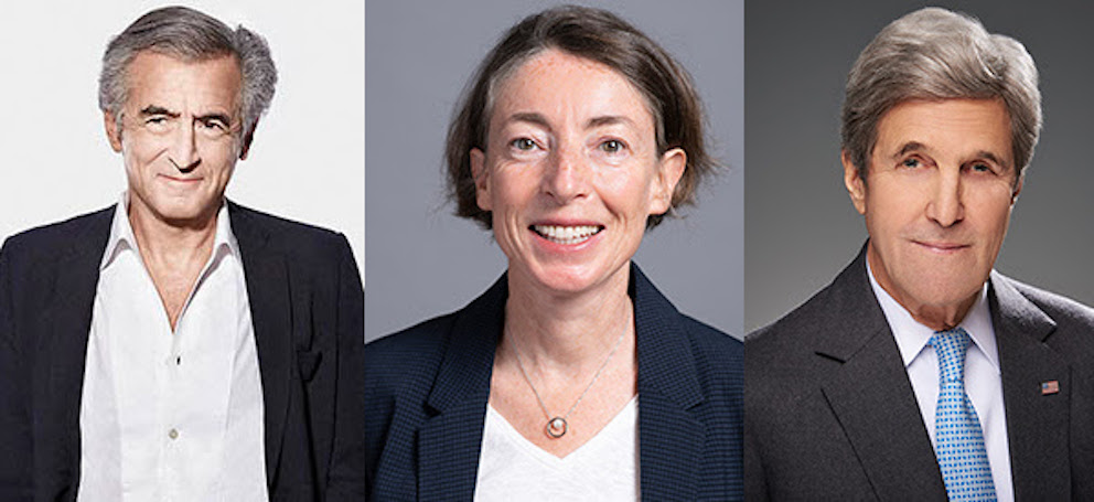 Bernard-Henri Lévy, Emma Sky (Yale University) et John Kerry