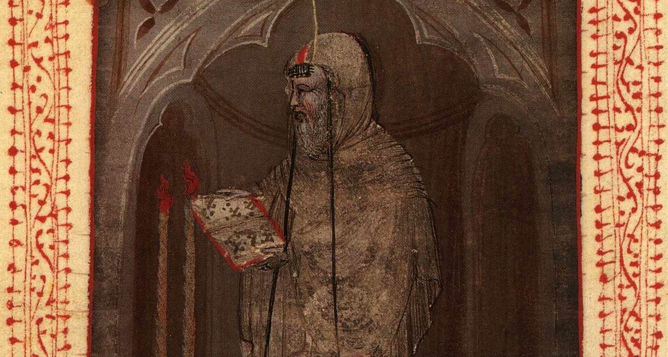 Portrait d’Abraham Abulafia dans un manuscrit du XIIIe siècle.