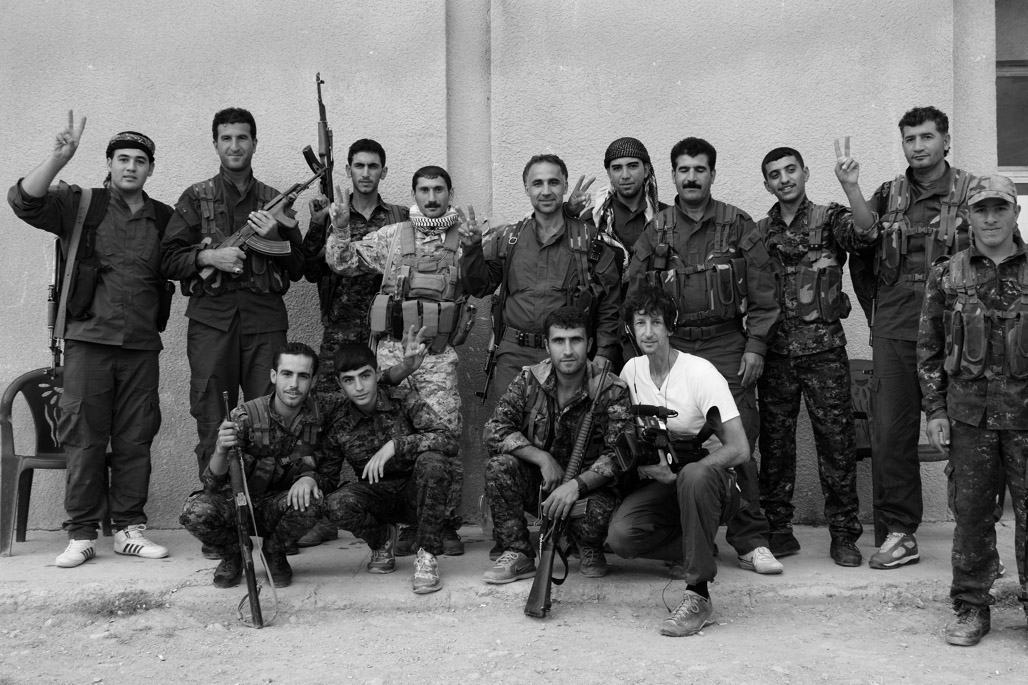 Itaï Anghel avec YPG, en Syrie.