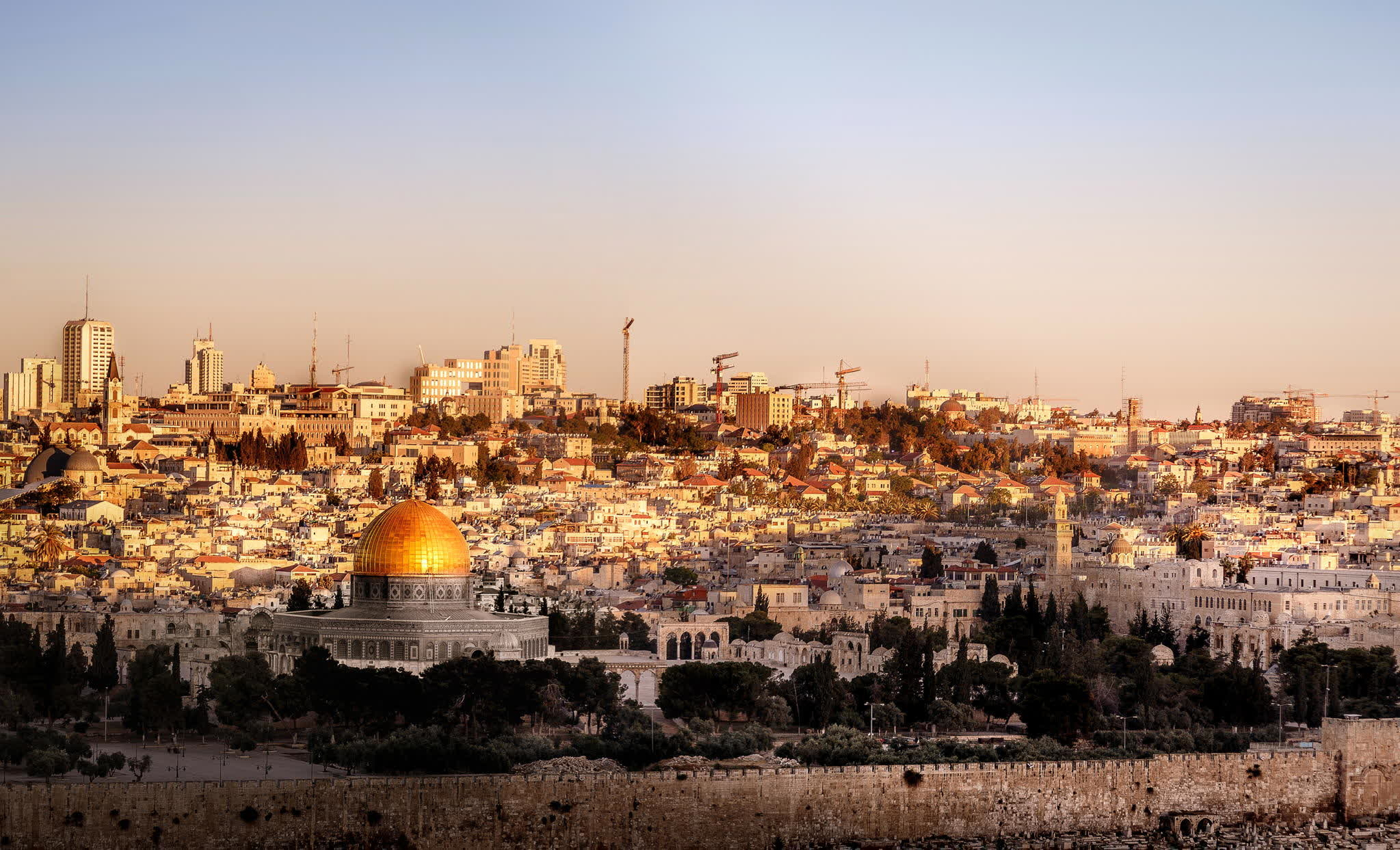 Vue de la ville de Jérusalem, en Israël.