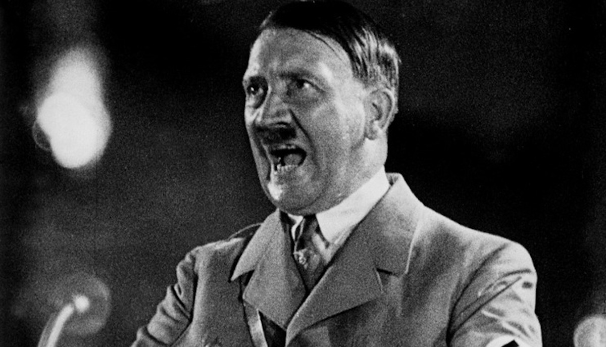 Adolf Hitler, en plein discours