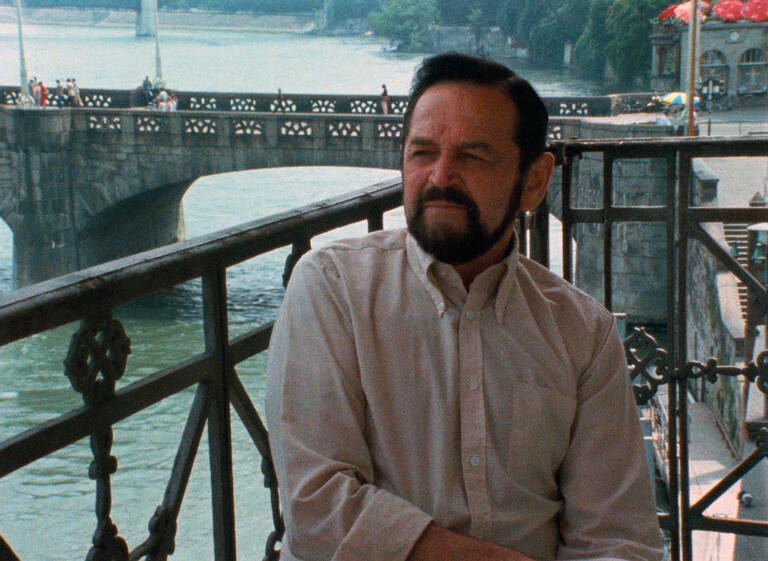 Scène du film Shoah de Claude Lanzmann (1976-1985) avec Richard Glazar