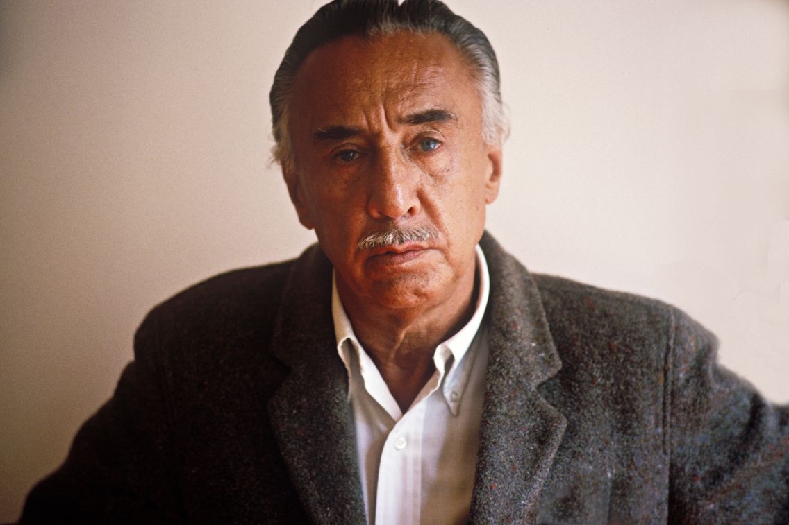 Portrait en couleurs de Romain Gary