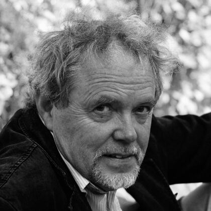 Portrait en noir et blanc de Bruno Pinchard