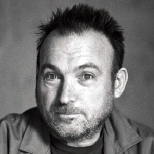 Portrait en noir et blanc de Miquel Barceló