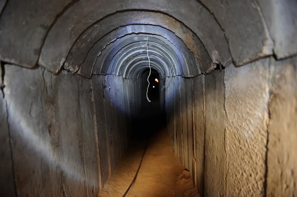 L'un des plus profonds tunnels du Hamas à Gaza.