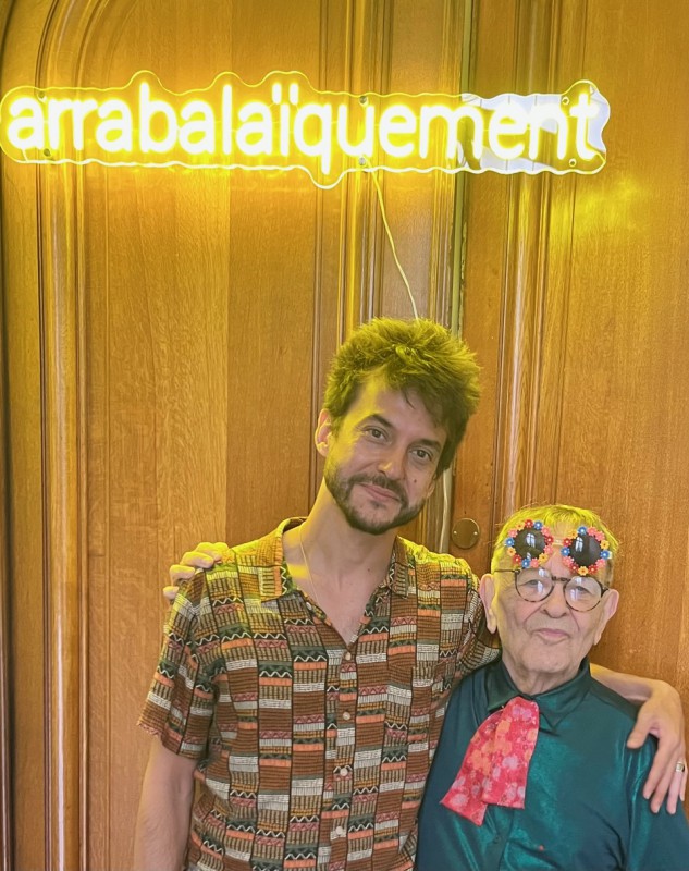 Guillermo Galoe avec Fernando Arrabal