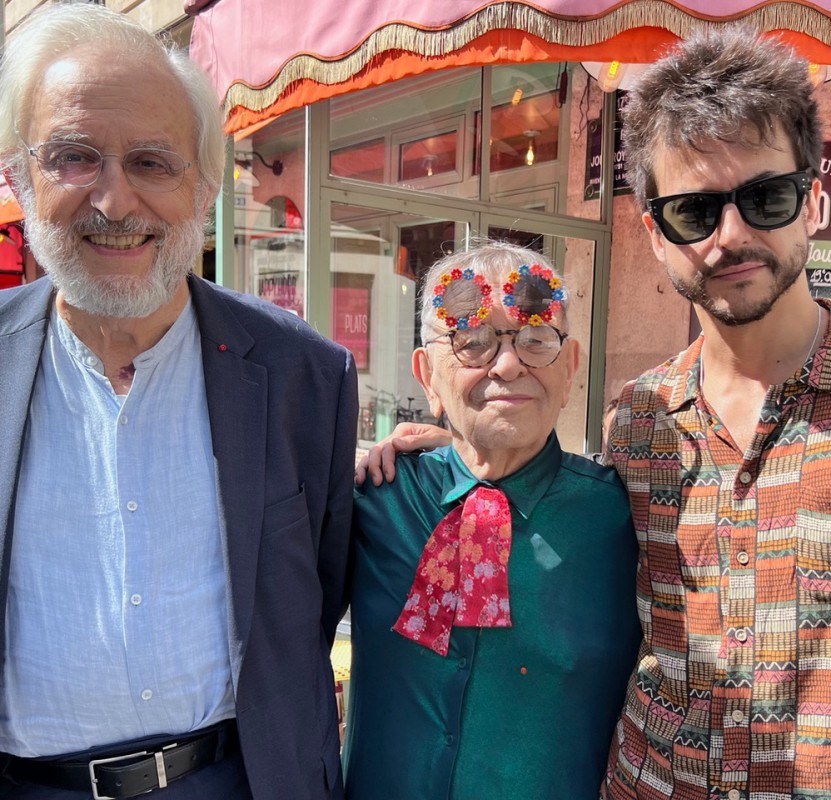 Guillermo Galoe avec Fernando Arrabal