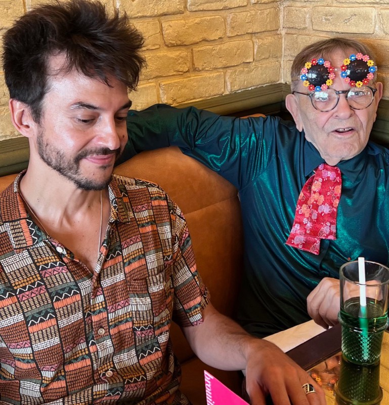 Guillermo Galoe avec Fernando Arrabal