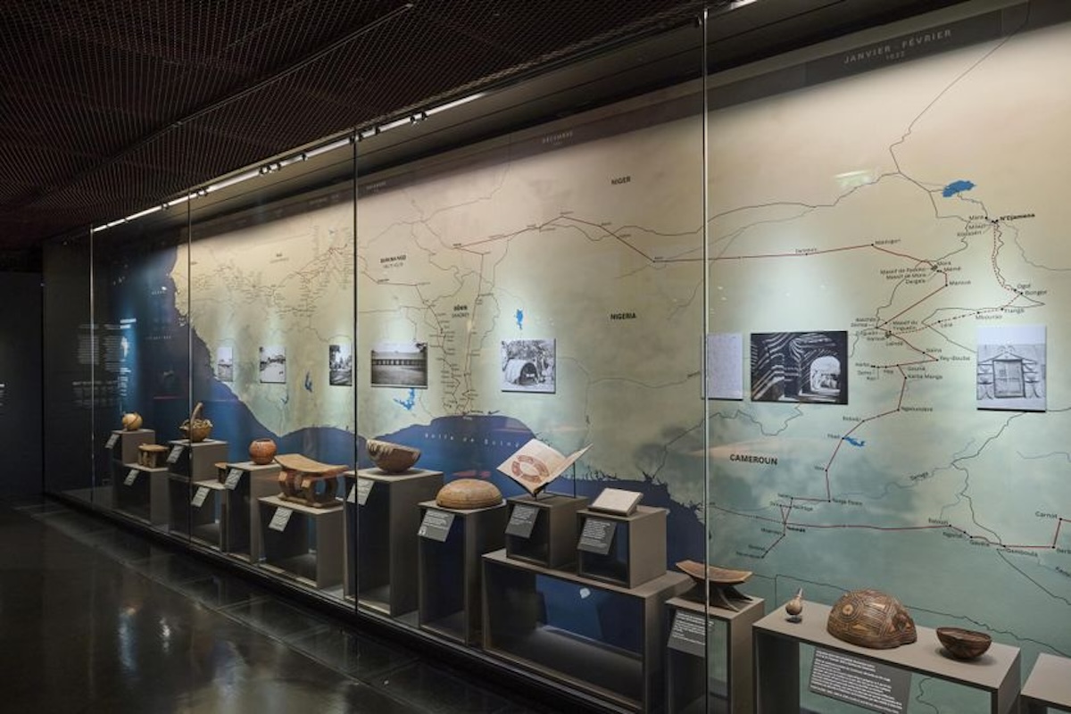 Oeuvres exposées au musée du Quai-Branly à l'occasion de l'exposition « Mission Dakar-Djibouti : contre-enquêtes ».